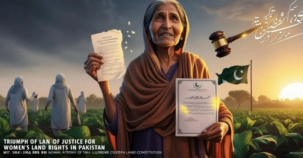 Landmark Judgment Supreme Court, Victory for Women’s Land Rights in Pakistan: How to Fight Power of Attorney Abuse Power of Attorney Abuse
Justice
"Supreme Court of Pakistan delivers landmark ruling on women’s land rights and power of attorney abuse."
"Legal documents showing fraudulent land transfer via power of attorney in Pakistan."
"Pakistani women demanding inheritance rights and justice in property disputes."
"Symbol of justice: Supreme Court penalizes illegal land grabs in Pakistan."
"Legal heirs fighting for land rights after power of attorney fraud in Punjab."
"پاکستان کی سپریم کورٹ کا خواتین کے زمینی حقوق اور وکیل نامہ کے غلط استعمال پر تاریخی فیصلہ
"پاکستان میں وکیل نامہ کے ذریعے جائیداد کی غیرقانونی منتقلی کی دستاویزات