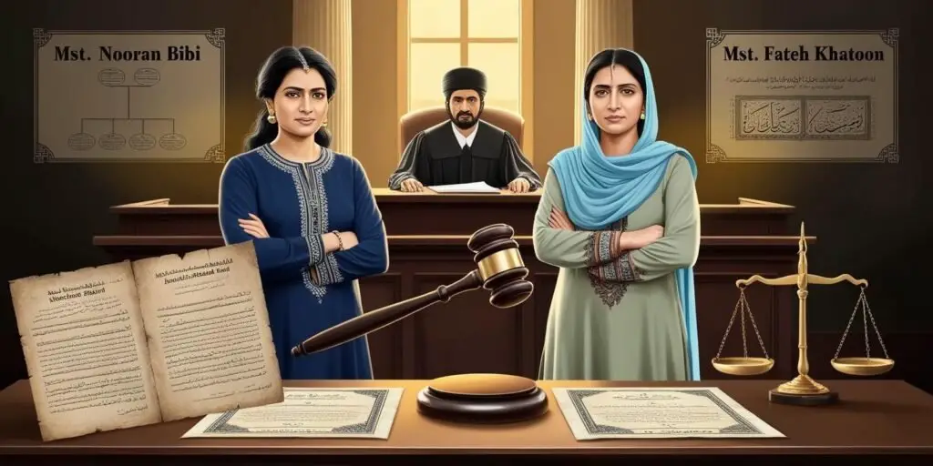 Inheritance Rights of Sisters in Pakistan: Landmark Supreme Court Ruling on Nooran Bibi & Fateh Khatoon Case "Can Sisters Inherit Property in Pakistan? Supreme Court's Decision Explained"
"Exclusion of Sisters from Inheritance: Legal Battle & Final Verdict"
"Mohammad’s Sisters vs. Illegal Mutation: A Pakistani Inheritance Case Study"
"Customary Law vs. Islamic Inheritance: What the Courts Say About Sisters’ Rights"
"When Widows Remarry: Who Inherits the Property? Pakistani Court Settles the Debate"