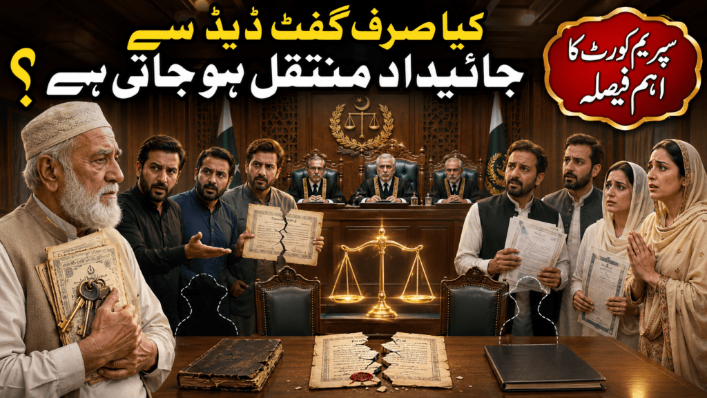 Gift Deed in Pakistan – Supreme Court Judgment on Conditional Hiba Gift Deed in Pakistan under Hiba Law