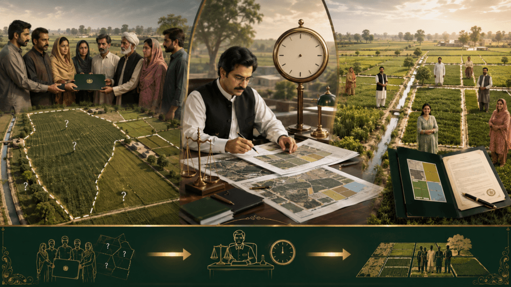 60-day Punjab land partition framework for joint owners and legal heirs Partition of joint land under Punjab Land Revenue Ordinance 2026