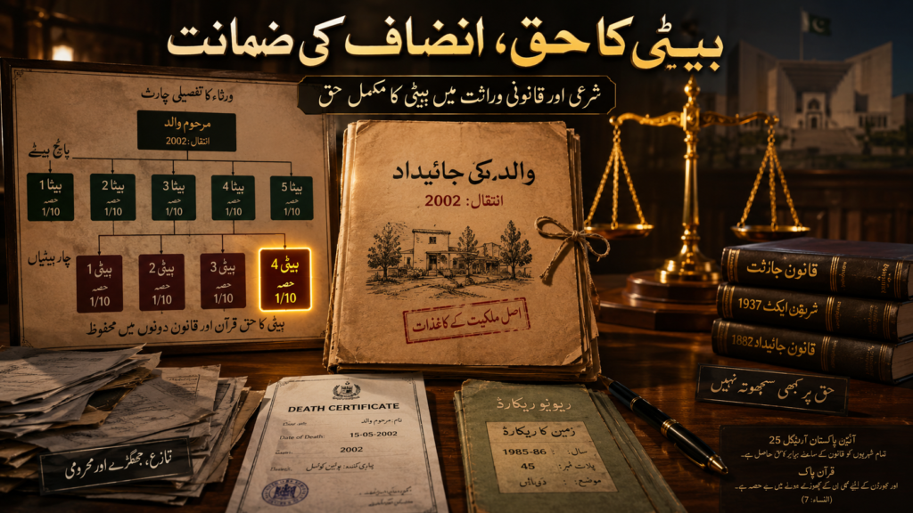 family property dispute and Women’s Inheritance Rights in Pakistan
