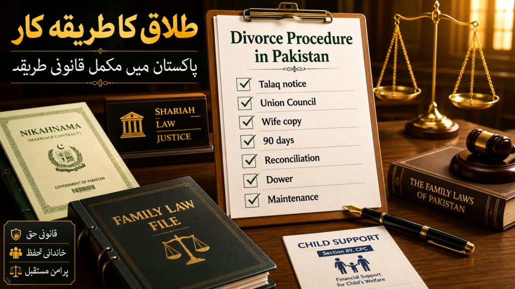 Checklist for Divorce Procedure in Pakistan