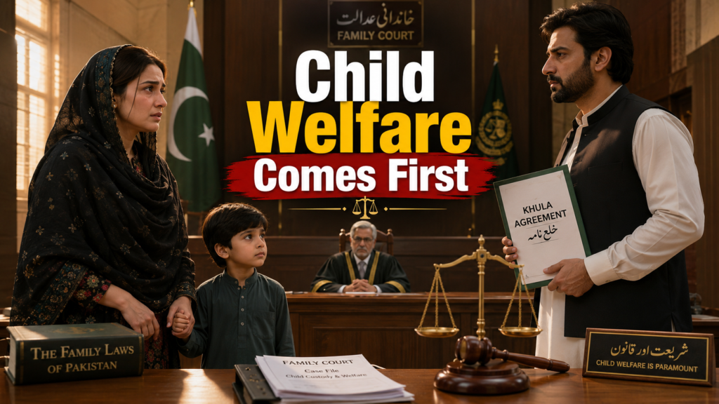 Custody of minor in Pakistan Supreme Court judgment on mother and child welfare