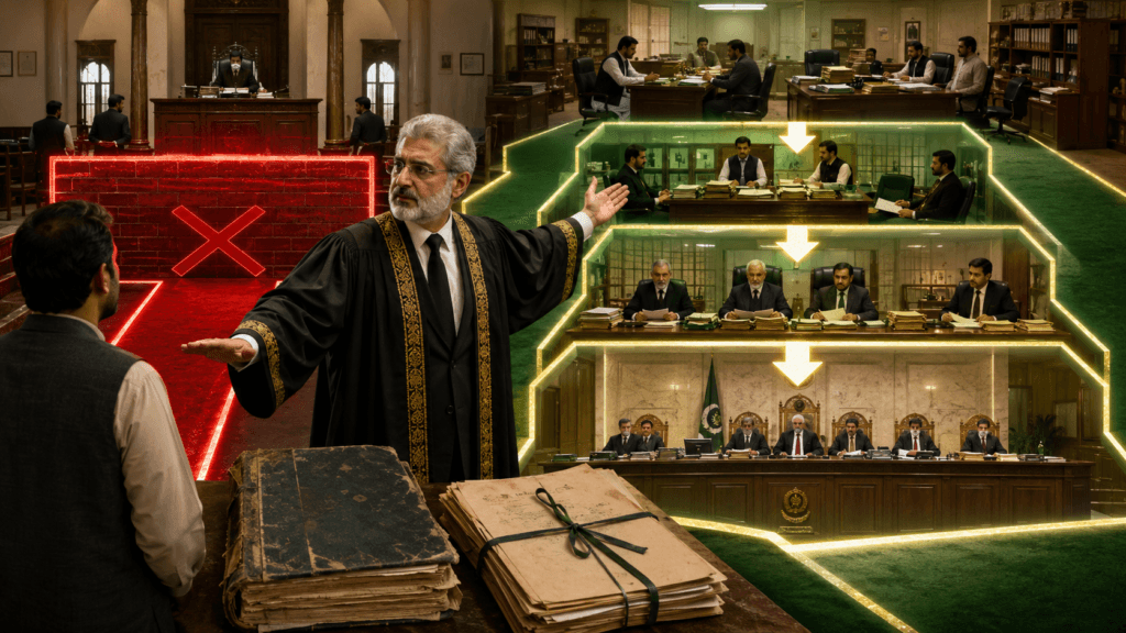 Special settlement remedy blocking direct civil court jurisdiction