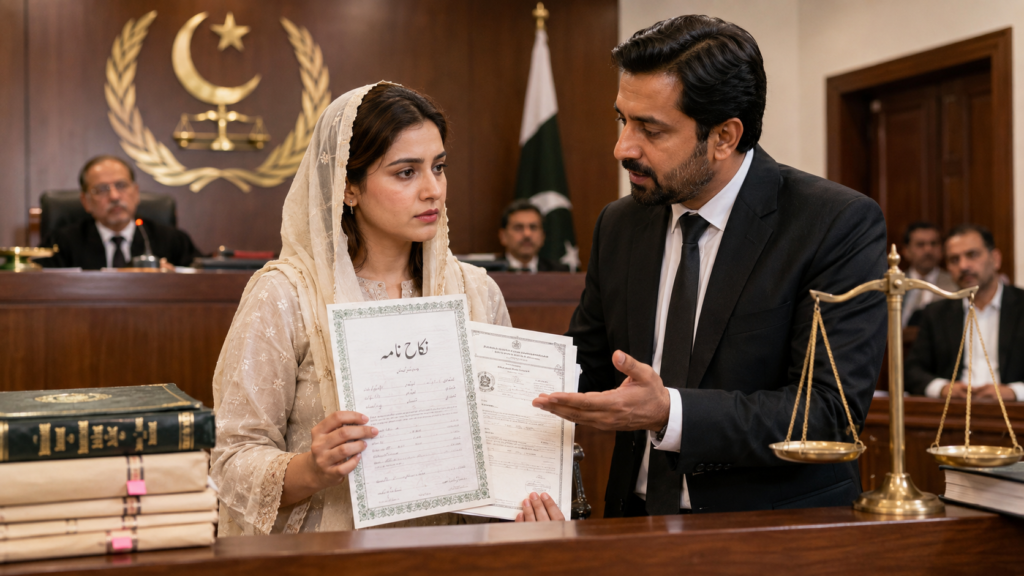 marriage contract and wife's right on husband's property after divorce