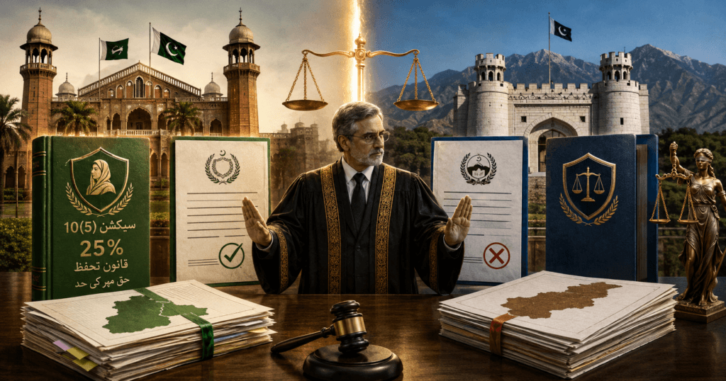 Supreme Court distinguishes Punjab khula law from a Khyber Pakhtunkhwa precedent