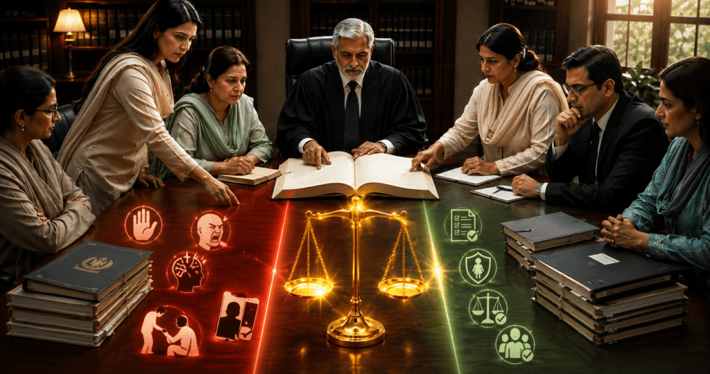 Women Harassment Act Balochistan section 2(j) definition