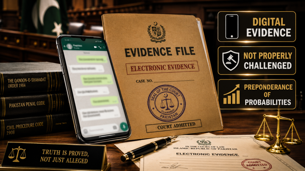 harassment complaint pakistan WhatsApp messages evidence