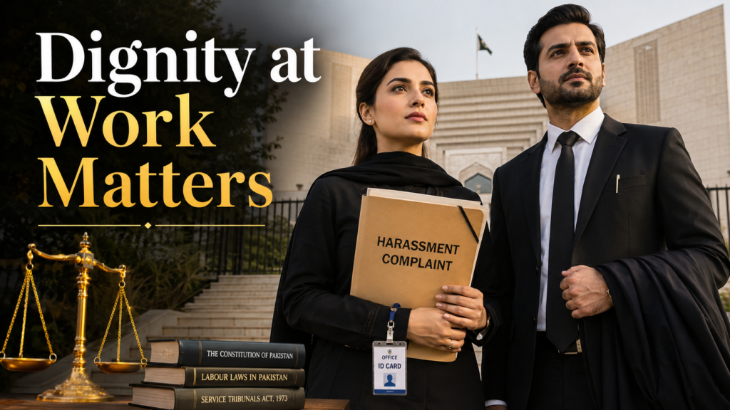 workplace harassment case in Pakistan Supreme Court