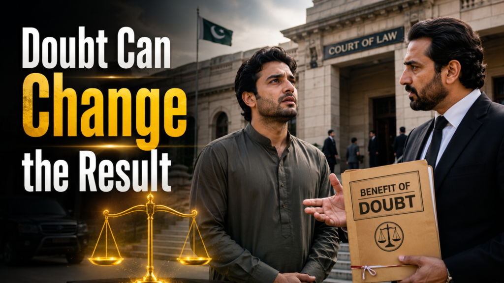 Benefit of doubt in illegal possession of property in Pakistan case