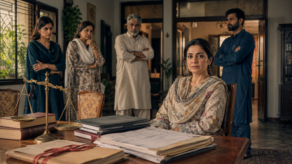 gift for wife pakistan family property dispute