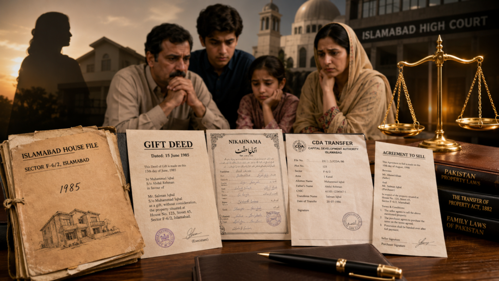 Conditional Gift in Muslim Law PLD 2026 Islamabad 57 Conditional Gift in Muslim Law explained through Islamabad property dispute