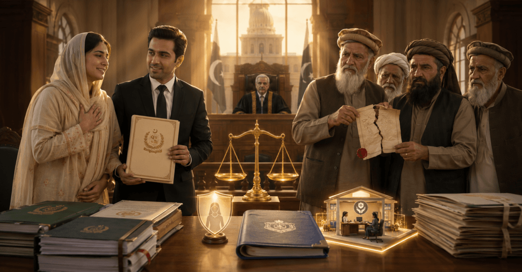PLD 2019 Supreme Court 218 Final Protection Supreme Court judgment protecting a Pakistani woman from an illegal jirga order