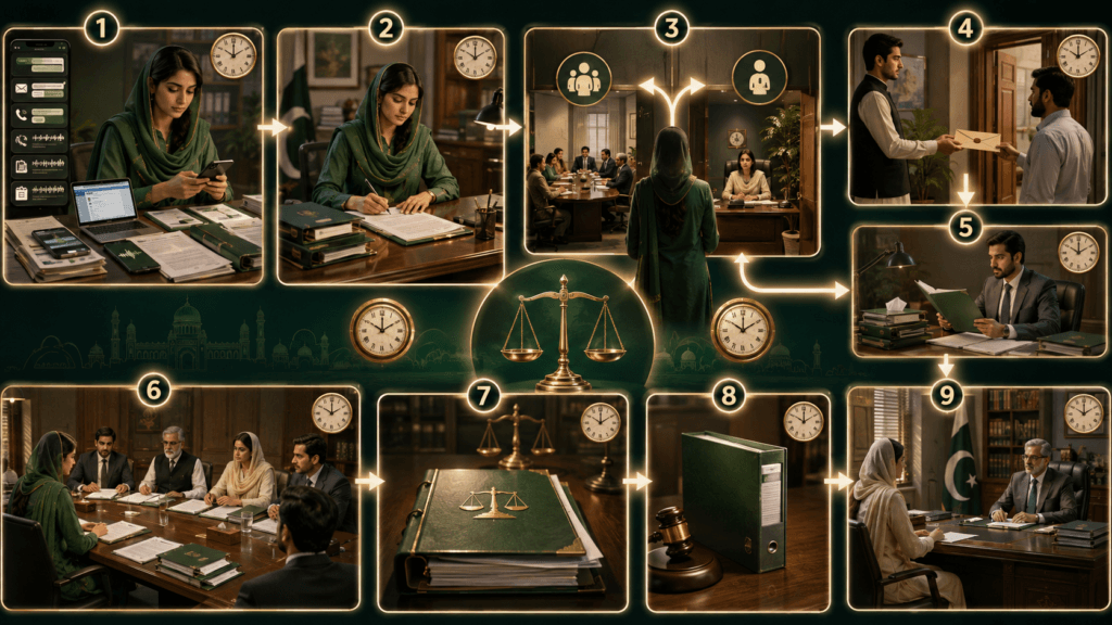 Harassment Complaint Pakistan Filing Procedure Harassment Complaint Pakistan step by step complaint process