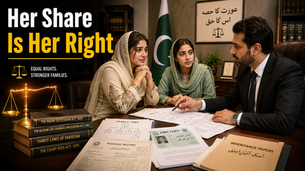 Daughters Claiming Inheritance Under Female Rights female rights daughters claiming inheritance share in Pakistan