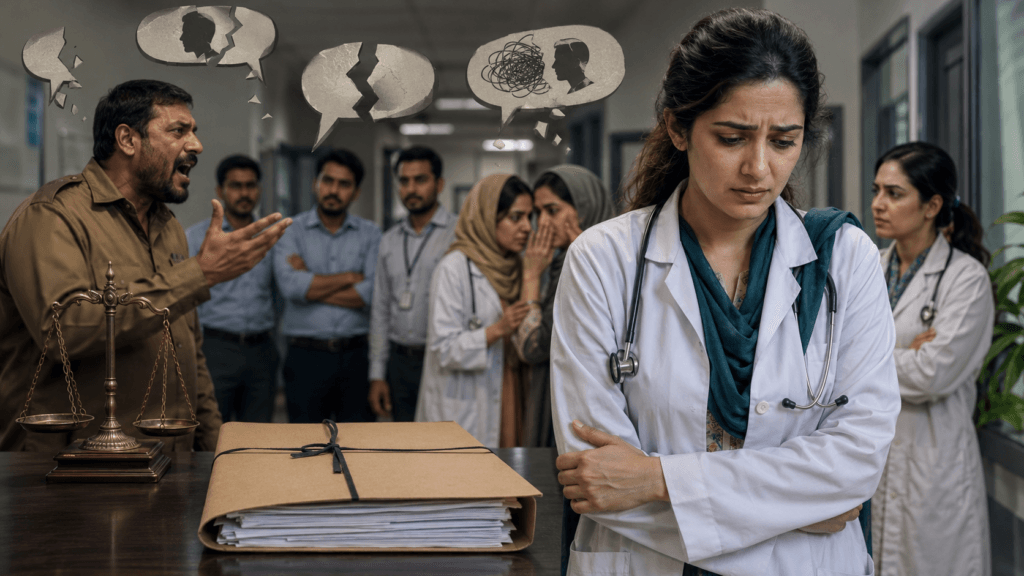 Verbal Abuse and Character Assassination at Workplace Lady doctor facing verbal abuse and character assassination at a Pakistani workplace