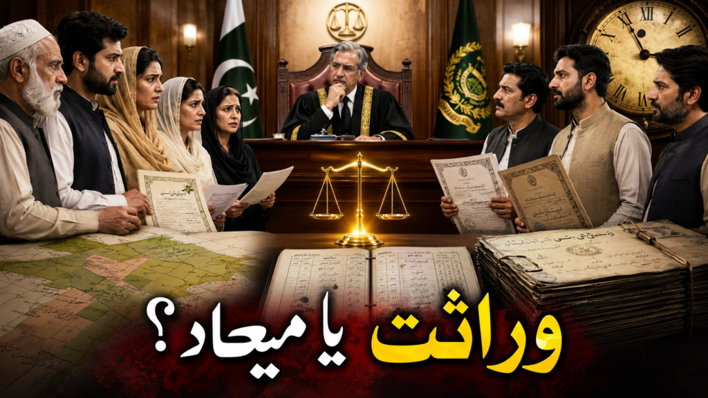 Inheritance claim and limitation dispute Pakistan Legal heirs and purchasers arguing limitation in a Pakistani property case