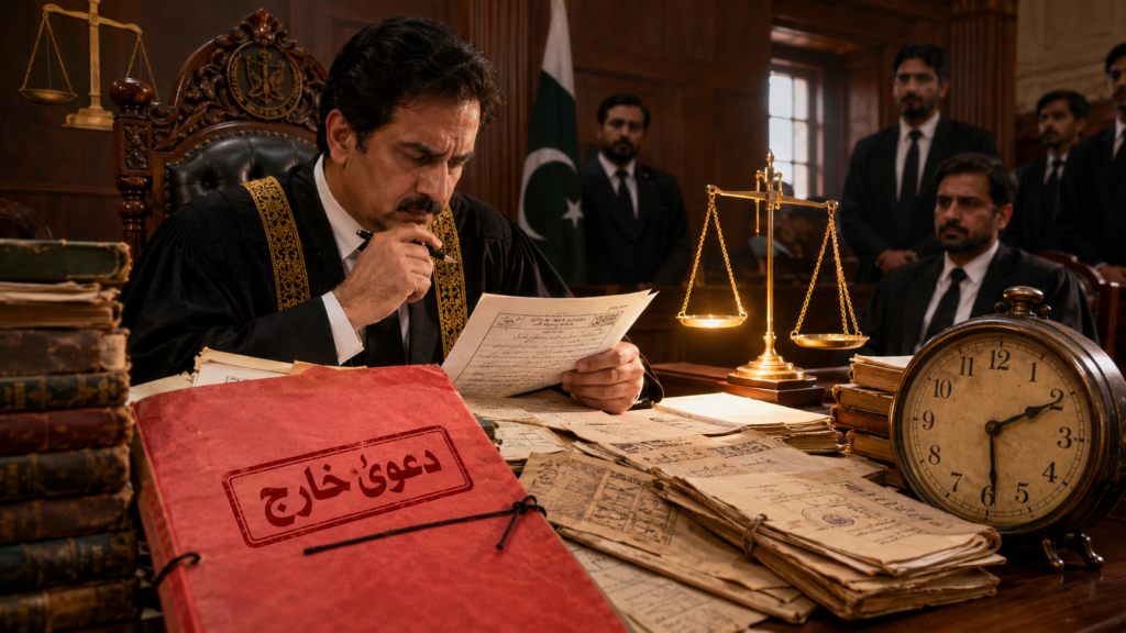 Order 7 Rule 11 CPC time barred suit Pakistan Order VII Rule 11 CPC rejection of time barred property suit in Pakistan