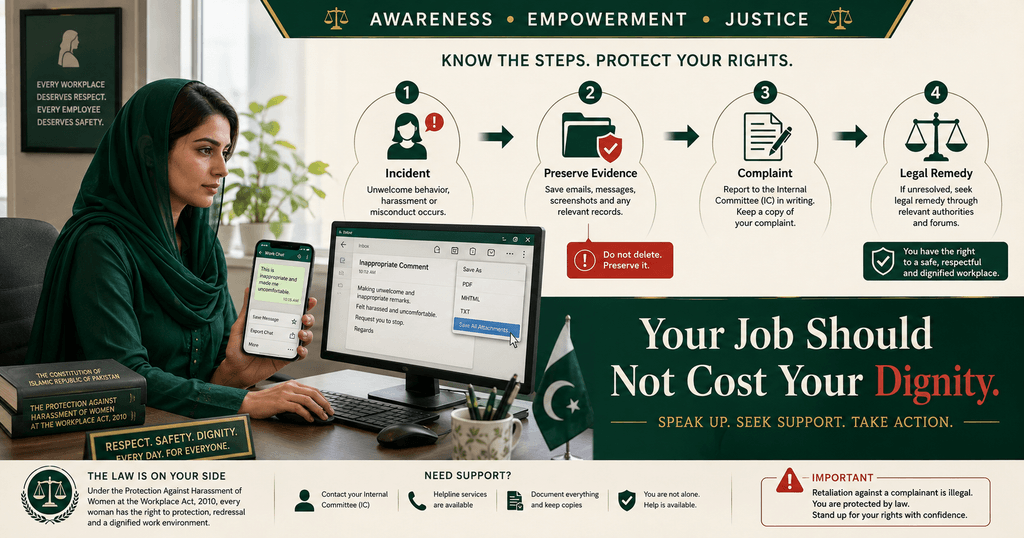 Workplace Harassment Female Rights Pakistan Female rights at workplace and harassment complaint protection in Pakistan