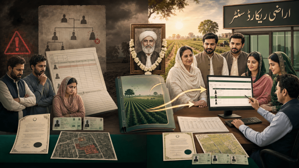 Punjab inheritance mutation reporting and protection of legal heirs in 2026 Inheritance mutation and legal heirs under Punjab Land Revenue Ordinance 2026