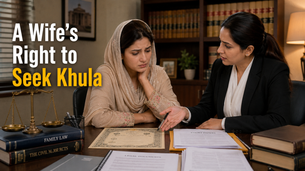 Wife seeking Khula through Pakistani Family Court