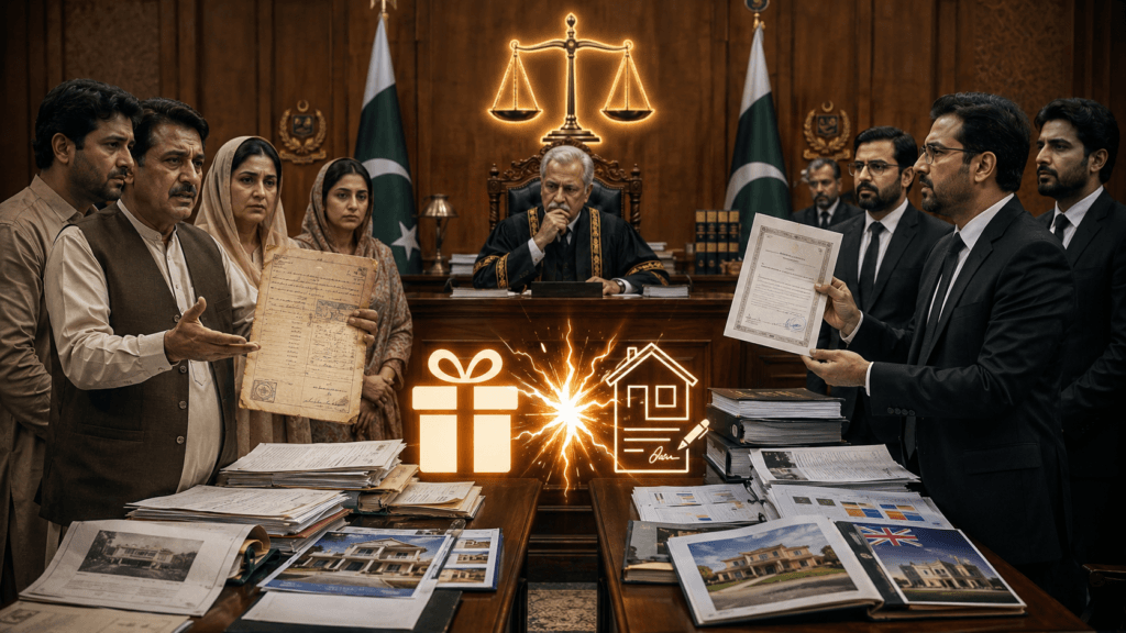 Arguments of both parties in the disputed attorney-made gift case