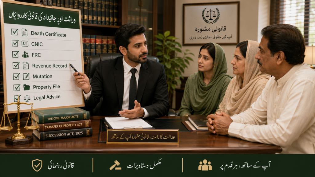 Legal Heirs Property Document Checklist Inheritance checklist for legal heirs in Pakistan