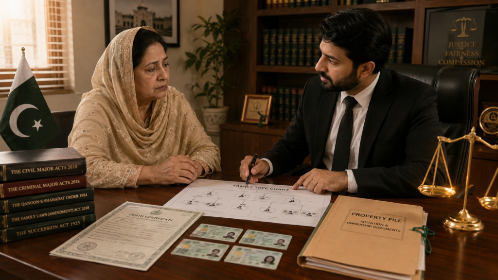 Widow Legal Heirs Property Documents Inheritance documents of widow and legal heirs in Pakistan