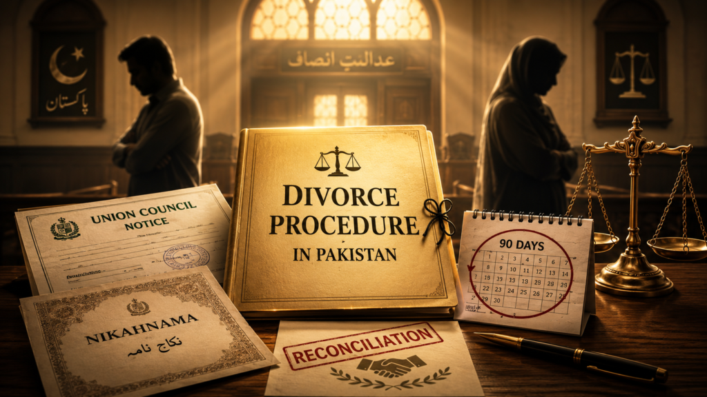 Divorce Procedure in Pakistan under Muslim Family Laws Ordinance 1961