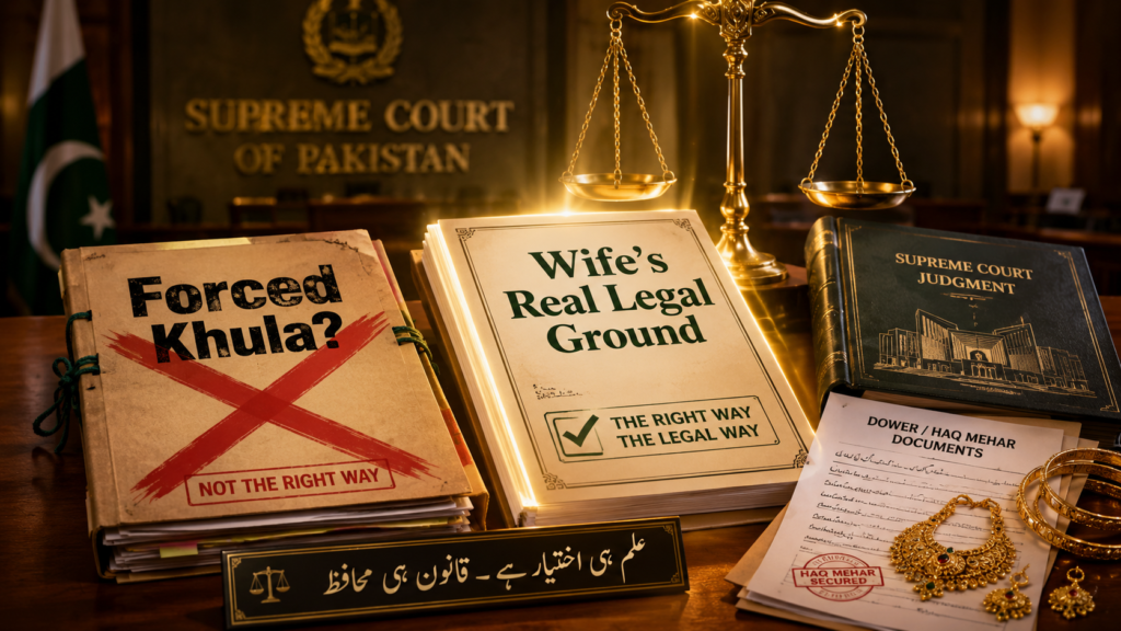 court cannot impose khula without wife consent Pakistan