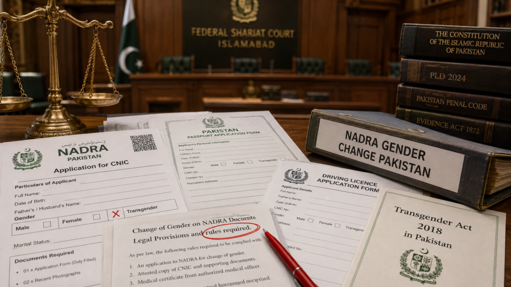 NADRA gender change Pakistan and Transgender Act 2018 in Pakistan