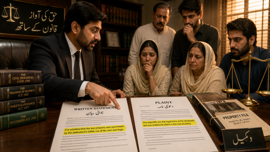 Admission in pleadings in Conditional Gift in Muslim Law Conditional Gift in Muslim Law admission in pleadings property case