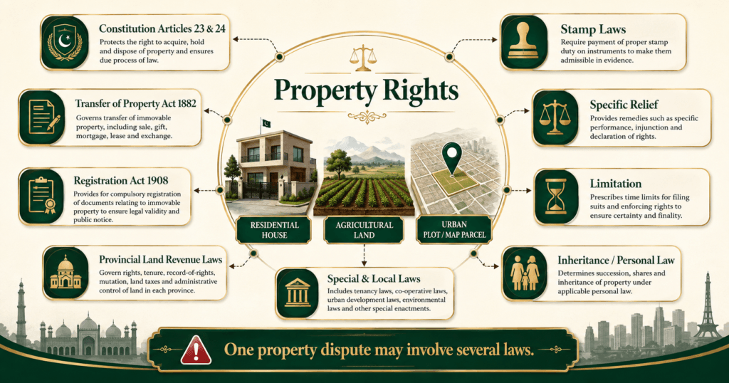 Property Law in Pakistan – Which Law Controls Your Property? Property Law in Pakistan legal framework and major property laws