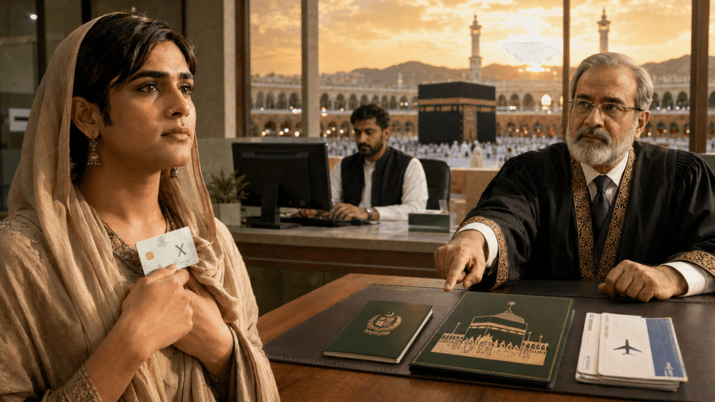 Transgender Act 2018 in Pakistan X gender CNIC creating difficulty for Hajj and Umrah