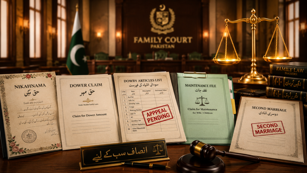 second marriage during pending appeal family law Pakistan