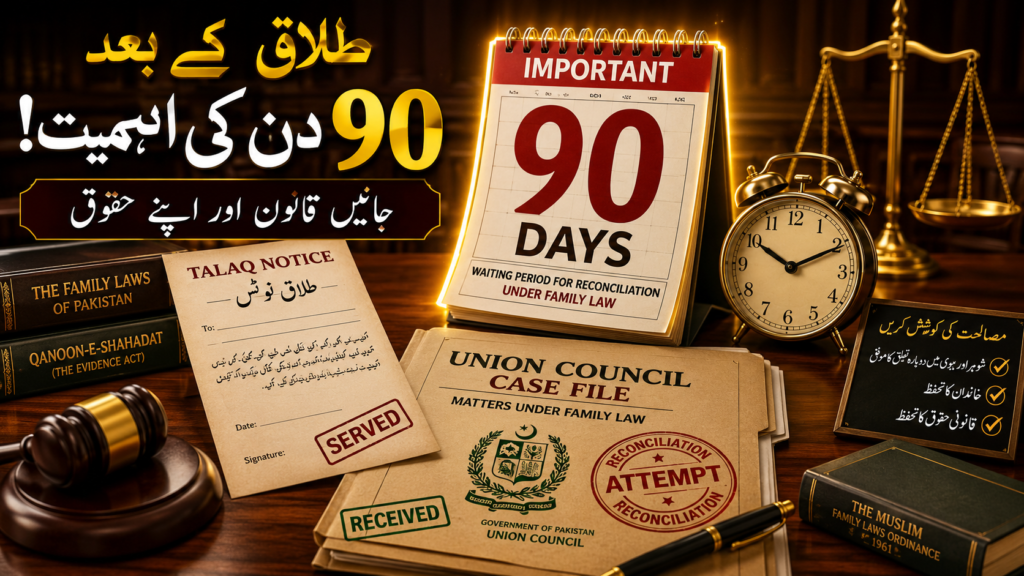 90-day rule in Divorce Procedure in Pakistan