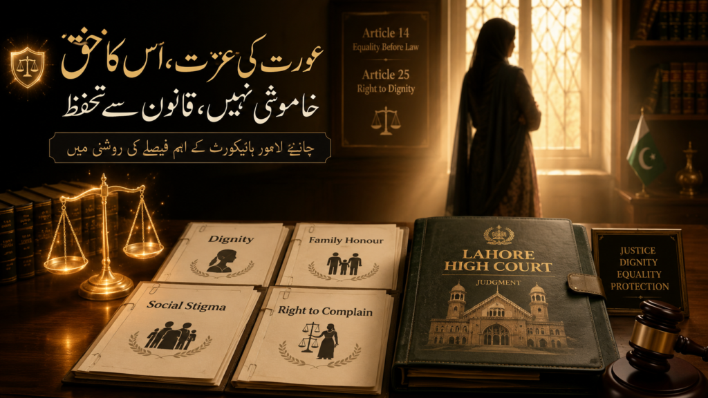 harassment complaint pakistan women silence social stigma judgment