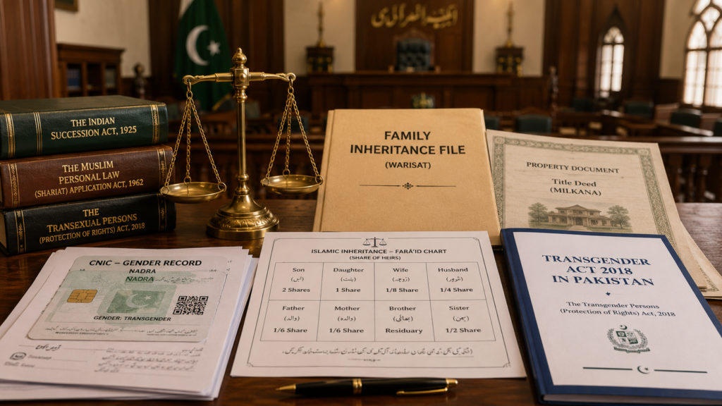 Transgender inheritance rights in Pakistan under Transgender Act 2018 in Pakistan