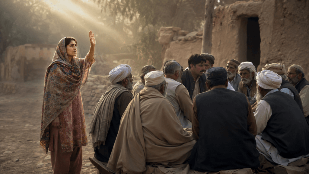 Woman’s Right to Personal Hearing Pakistani woman denied personal hearing before a traditional jirga