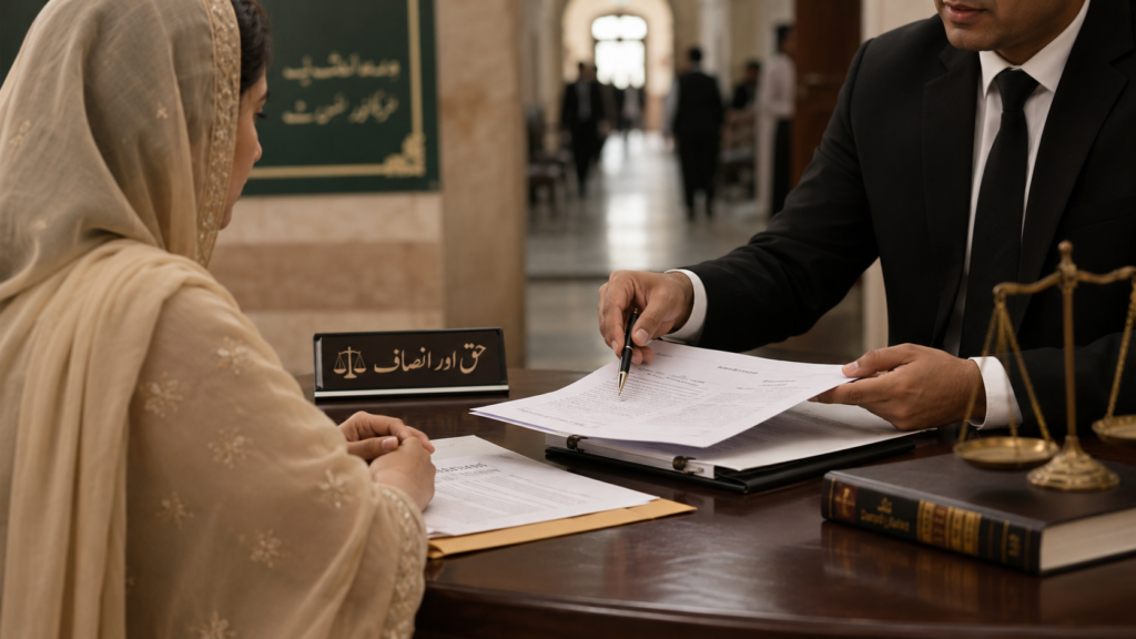 woman personal hearing and women rights in Pakistan