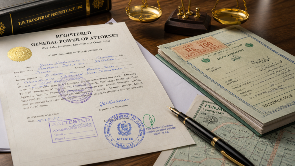 general power of attorney in Pakistan Article 95 presumption