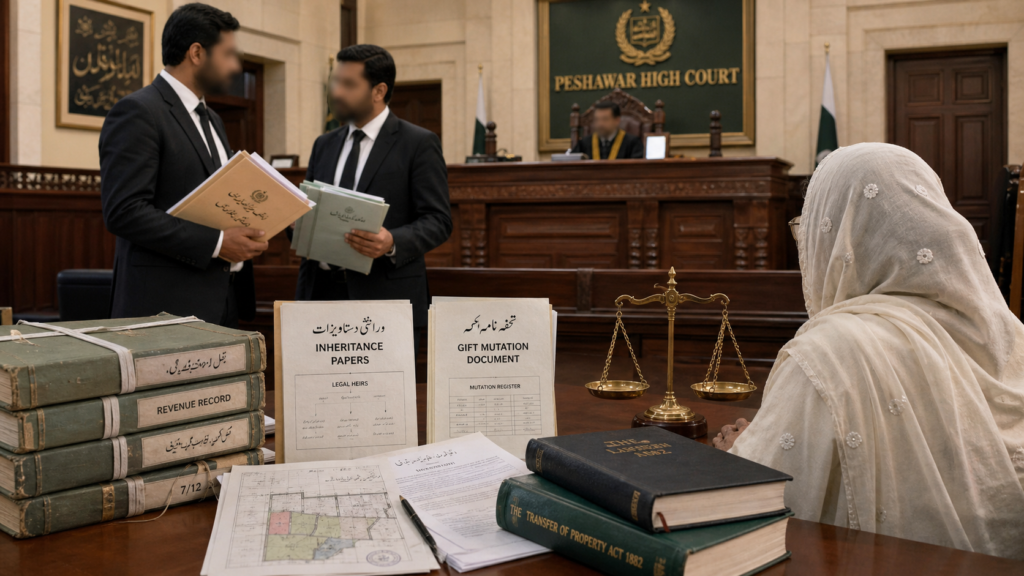 cancellation of gift deed in Pakistan parda nasheen lady judgment