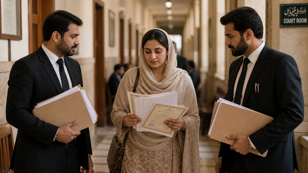 inheritance law in Pakistan Chaddar Parchi case