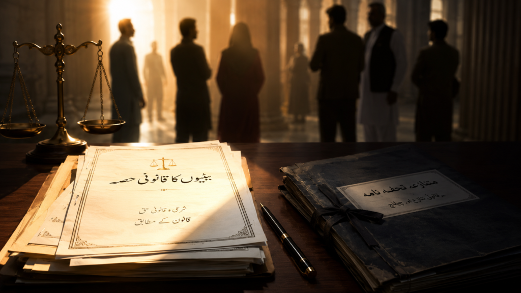Daughters inheritance rights against disputed gift deed in Pakistan