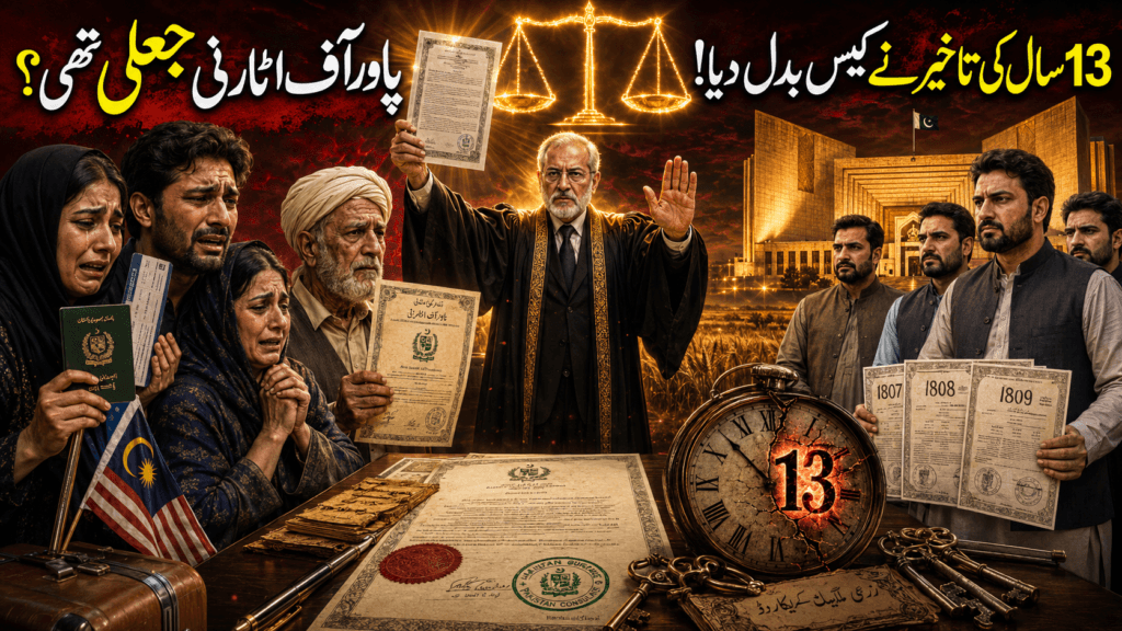 Supreme Court ruling on General Power of Attorney in Pakistan General Power of Attorney in Pakistan upheld by the Supreme Court in 2024 SCMR 1233