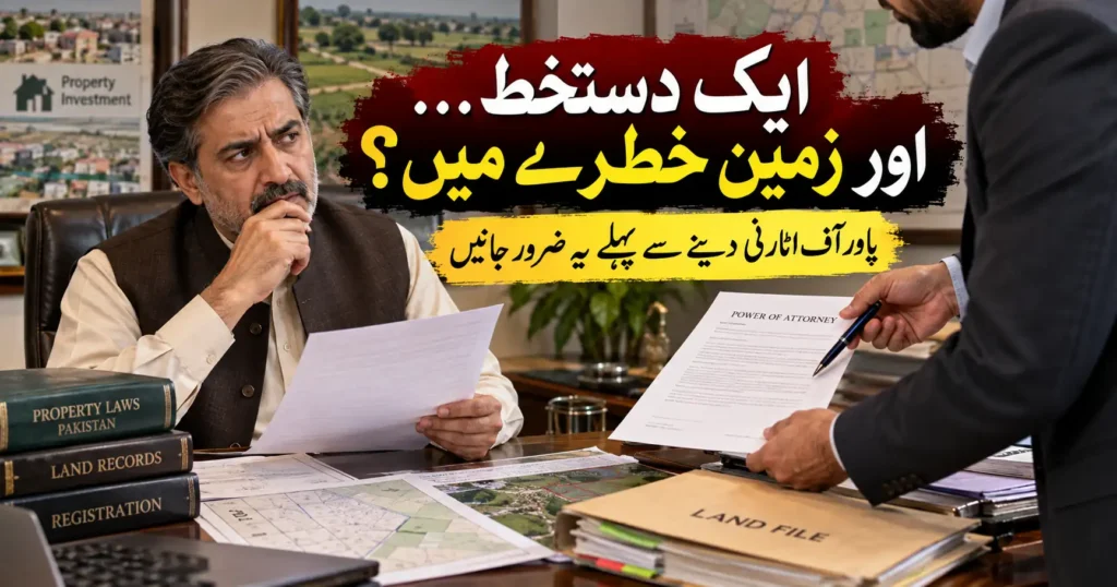 General power of attorney in Pakistan property risks and legal checks