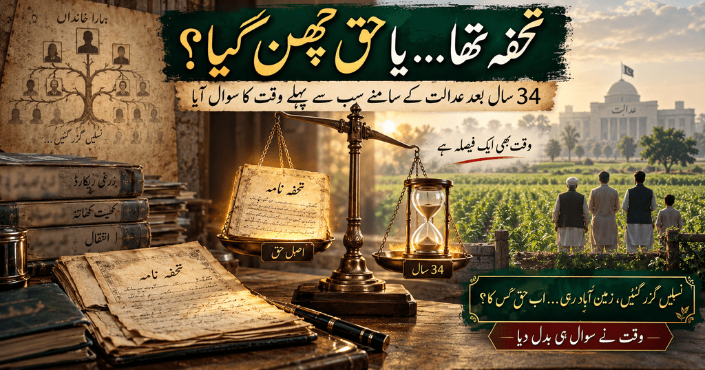 Old Gift Deed and Limitation Dispute in Pakistan Gift Deed Law in Pakistan old Hiba and 34-year limitation dispute