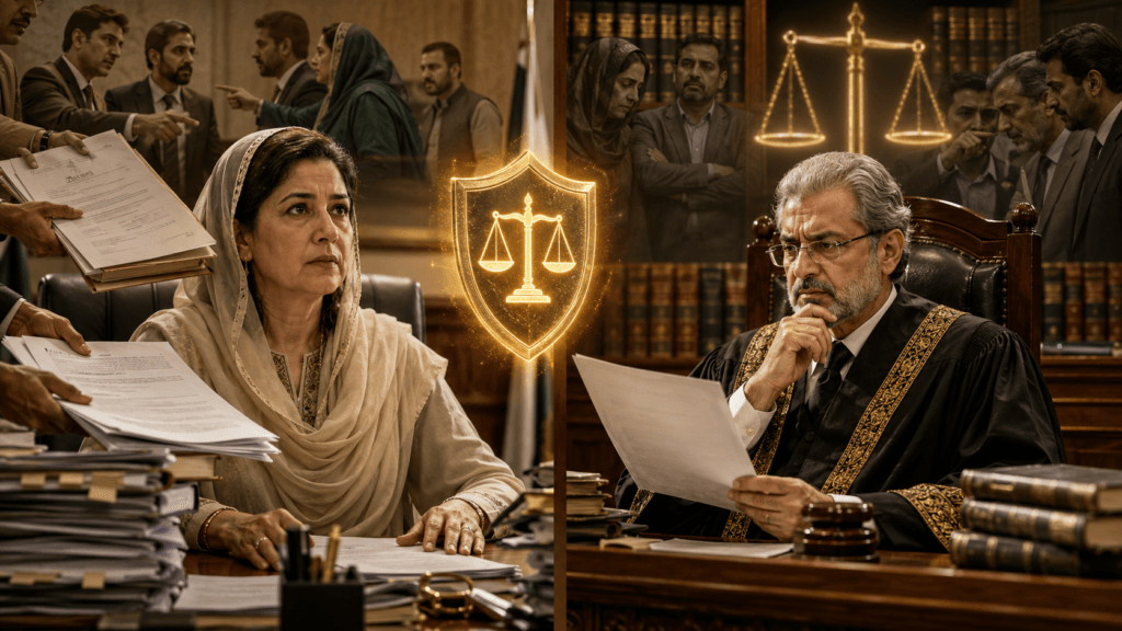 Article 199 challenge to mala fide university harassment proceedings