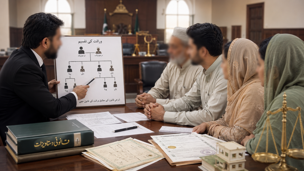 inheritance law family tree Pakistan legal heirs