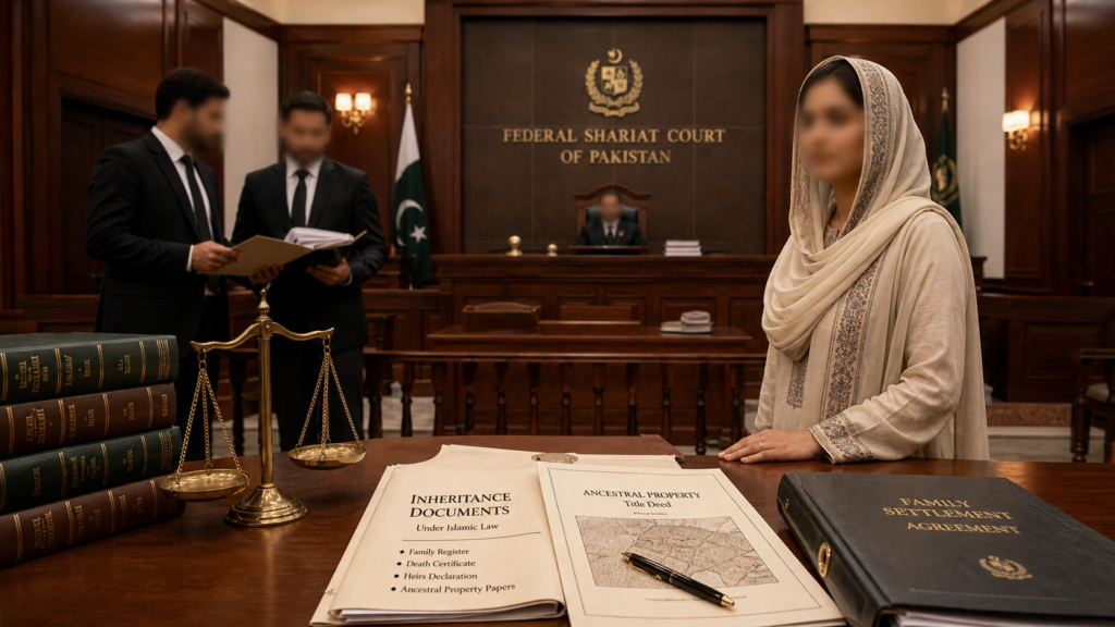 inheritance law in Pakistan Federal Shariat Court judgment on women rights